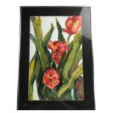 Billie Thompson Tulip Watercolor Painting