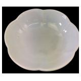 McCoy Pottery 7528 White Scalloped Bowl