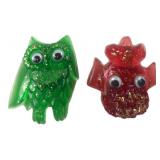 Pair of Novelty Glitter Night Lights