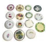 15 Assorted Porcelain Butter Pats & Pin Dishes
