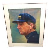 Lloyd Carr Michigan Pastel Portrait