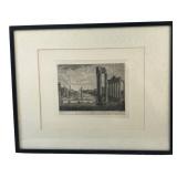 Silvestro Bossi Roman Forum Engraving