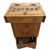 Rustic Pine Taters Potato Storage Bin