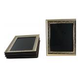 Six 12x10 Ornate Silver-Tone Picture Frames