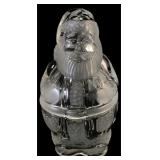 Gorham Crystal Holiday Traditions Santa Treat Jar