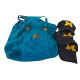 Guardian Canvas Tote Bag & 3 Michigan Caps