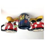 Disney Mickey & Minnie Mouse Sculpted Mugs