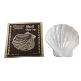 Pfaltzgraff Hearth Stoneware Shell Server
