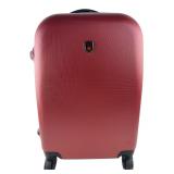 Travelers Club Red Hard Shell Spinner Suitcase
