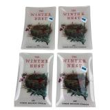 Fringe Studio Winter Nest Glass Trays Set of 4