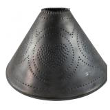 Punched Tin Heart Motif Lampshade