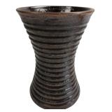 Vetter W. Germany Ribbed Pottery Vase