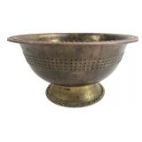 The Import Collection India Footed Brass Bowl