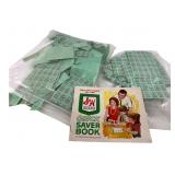 S&H Green Stamps Lot and Quick Saver Book