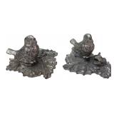 The Pineapple Shoppe Metal Bird Figurines