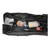 HT Enterprises Ice Fishing Rods & Tackle Lot