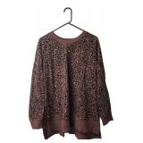 Maurices Leopard Print Sweatshirt Size 2X