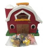 Battat Plastic Toy Barn With Figures