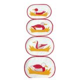 Applique Duck Quilted Table Runner