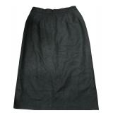 NWT Sag Harbor Pure Wool Black Skirt Size 8