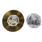 Wunsiedel & Currier & Ives Decorative Plates