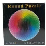 SEALED Honley Toy Blazing With Color Round Puzzle