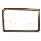 Gold Painted Textured Wood Picture Frame 33x21