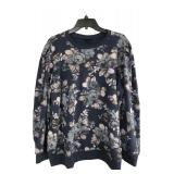 Torrid Floral Long Sleeve Sweatshirt Size 2