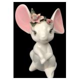 Diana Signed Ceramic Mouse Figurine