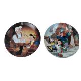 Knowles Walt Disney Pinocchio Plates 8.5" Dia