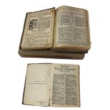 1929 Popular Webster Dictionary & Vintage Book