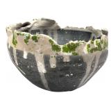 Signed AW 42 Studio Pottery Brutalist Bowl
