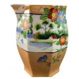 Vintage Japanese Hand-Painted Ceramic Pitcher