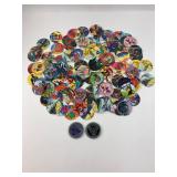 1994 Z Comic Cap Corp Slammers & Jots Pogs Lot