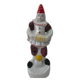 Glazed Ceramic Clown Figurine