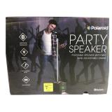 NIB Polaroid Party Speaker with Mic & Stand