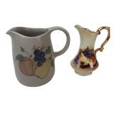 Stoneware & Porcelain Fruit Pitchers 5H
