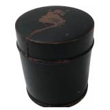Antique Black Lacquered Snuff Box