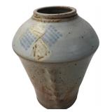 Studio Pottery Stoneware Vessel 8 H