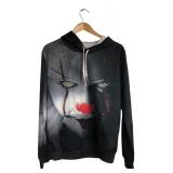 Pennywise Graphic Print Hoodie Size Large