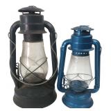 Dietz No. 2 Blizzard & Kmart Kerosene Lanterns