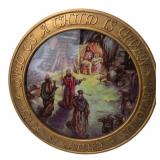 Nativity Lit Charger Plate in Box 17" Dia
