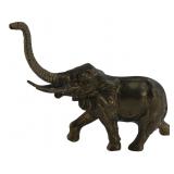 Vintage Brass Trunk Up Elephant Figurine
