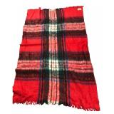 Glen Cree Scottish Mohair Plaid Throw Blanket