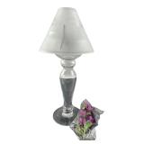 For Your Ease Only Glass Candlestick Set