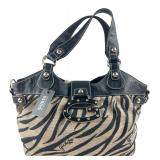Guess by Marciano Zebra Print Handbag