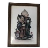 M.I. Hummel Framed Print Two Boys