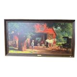 Paul Detlefsen Framed Blacksmith Print