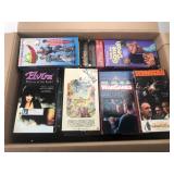 Box Lot of Assorted VHS Tapes