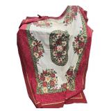 B&D Christmas Roses Rectangular Tablecloth 90x60